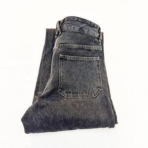 APC Rue Madame Paris Black Charcoal Wash Denim Jeans Mariner Style Size 26